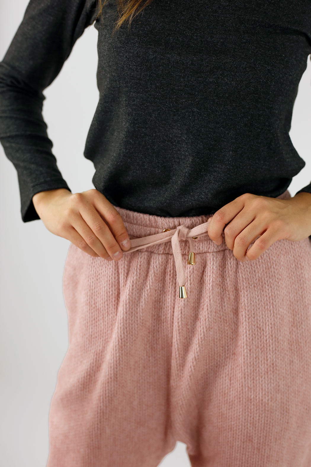 Pink Cable Lounge Pant - SALE