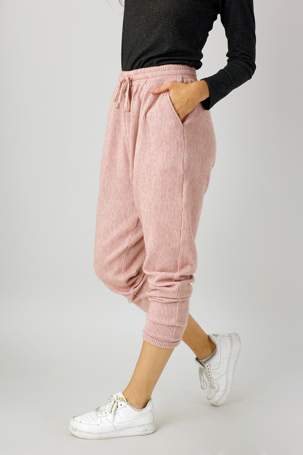 Pink Cable Lounge Pant - SALE