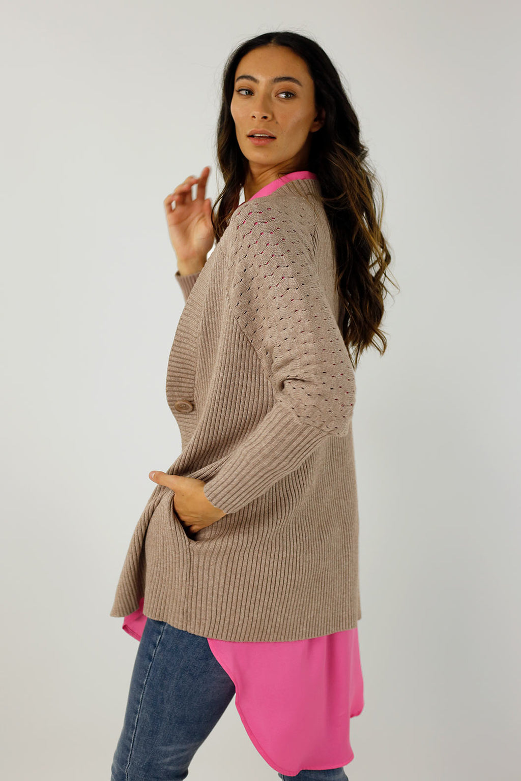 Mushroom Slouch Cardi - FINALE SALE