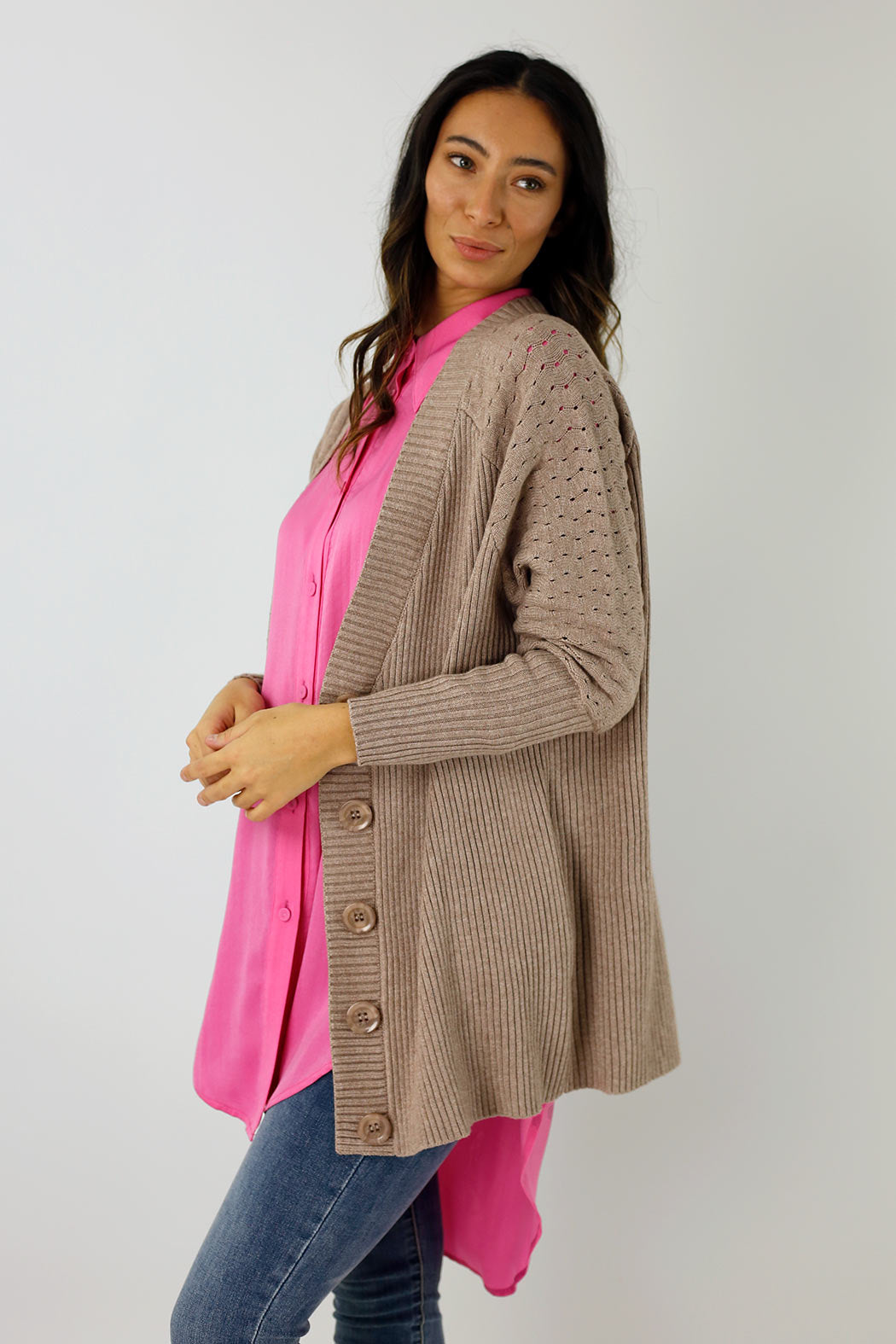 Mushroom Slouch Cardi - FINALE SALE