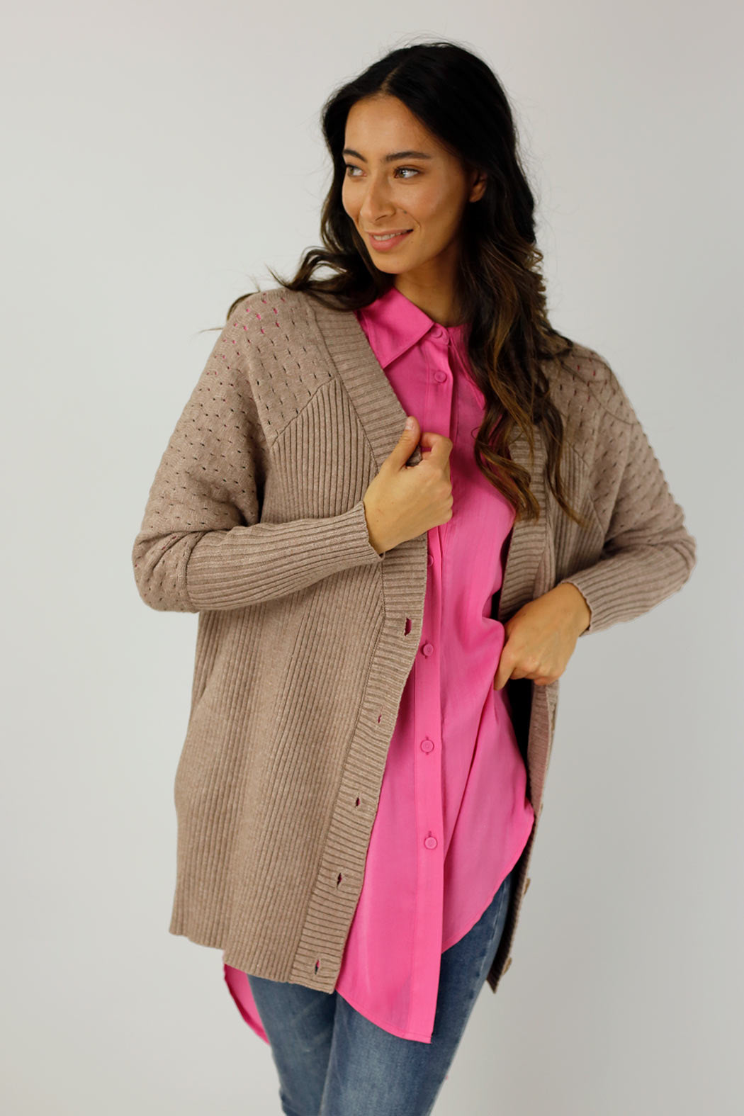 Mushroom Slouch Cardi - FINALE SALE