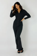 Black Cable Knit Dress - SALE