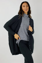 Black Cable Cardi - FINAL SALE