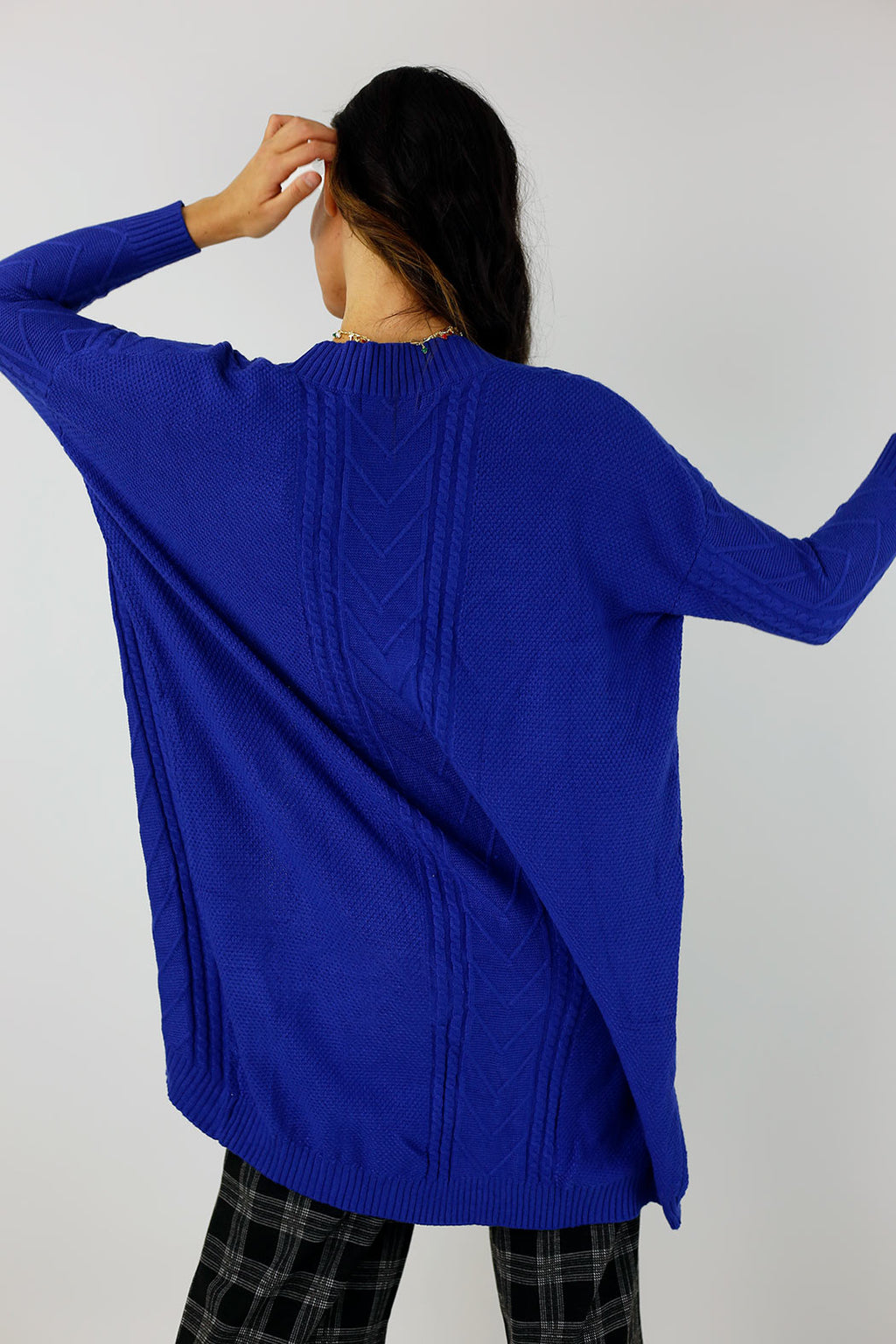 Cobalt Cable Cardi - FINAL SALE