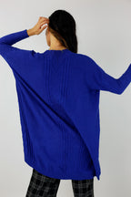 Cobalt Cable Cardi - FINAL SALE