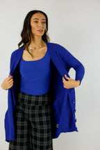 Cobalt Cable Cardi - FINAL SALE