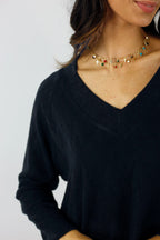 Black Diamond Woolly Vee Jumper - SALE