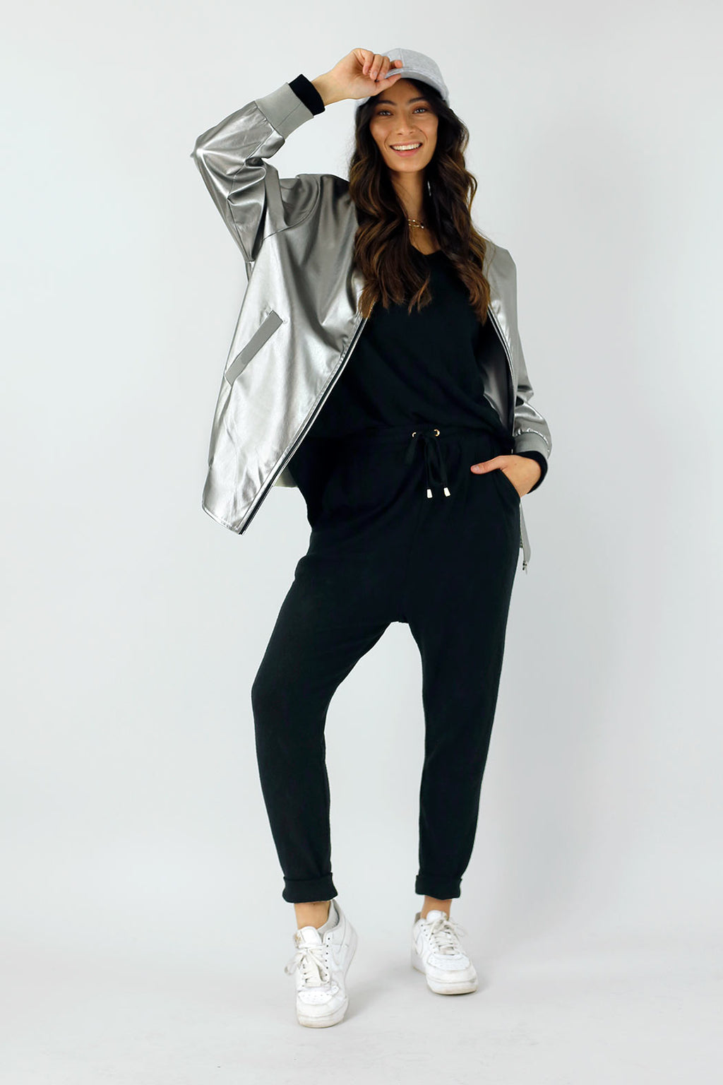 Black Diamond Woolly Vee Jumper - SALE