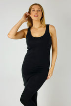 Black Superior Knit Layer Cami - FINAL SALE