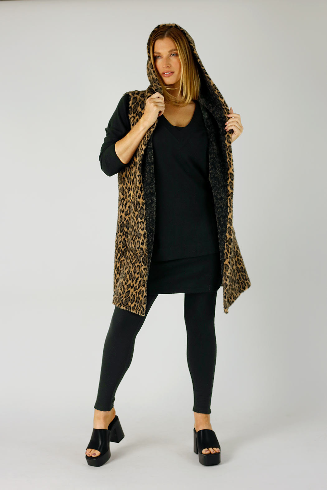Black Rib Legging - FINAL SALE