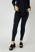 Black Rib Legging - FINAL SALE