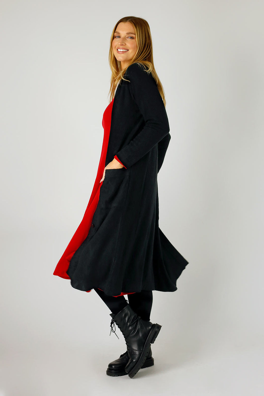 Black Luxury Sleek Cardi - FINAL SALE