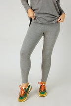 Grey Rib Legging - FINAL SALE
