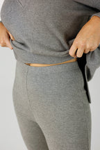 Grey Rib Legging - FINAL SALE