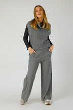Grey Cosy Cowl Vest - FINAL SALE