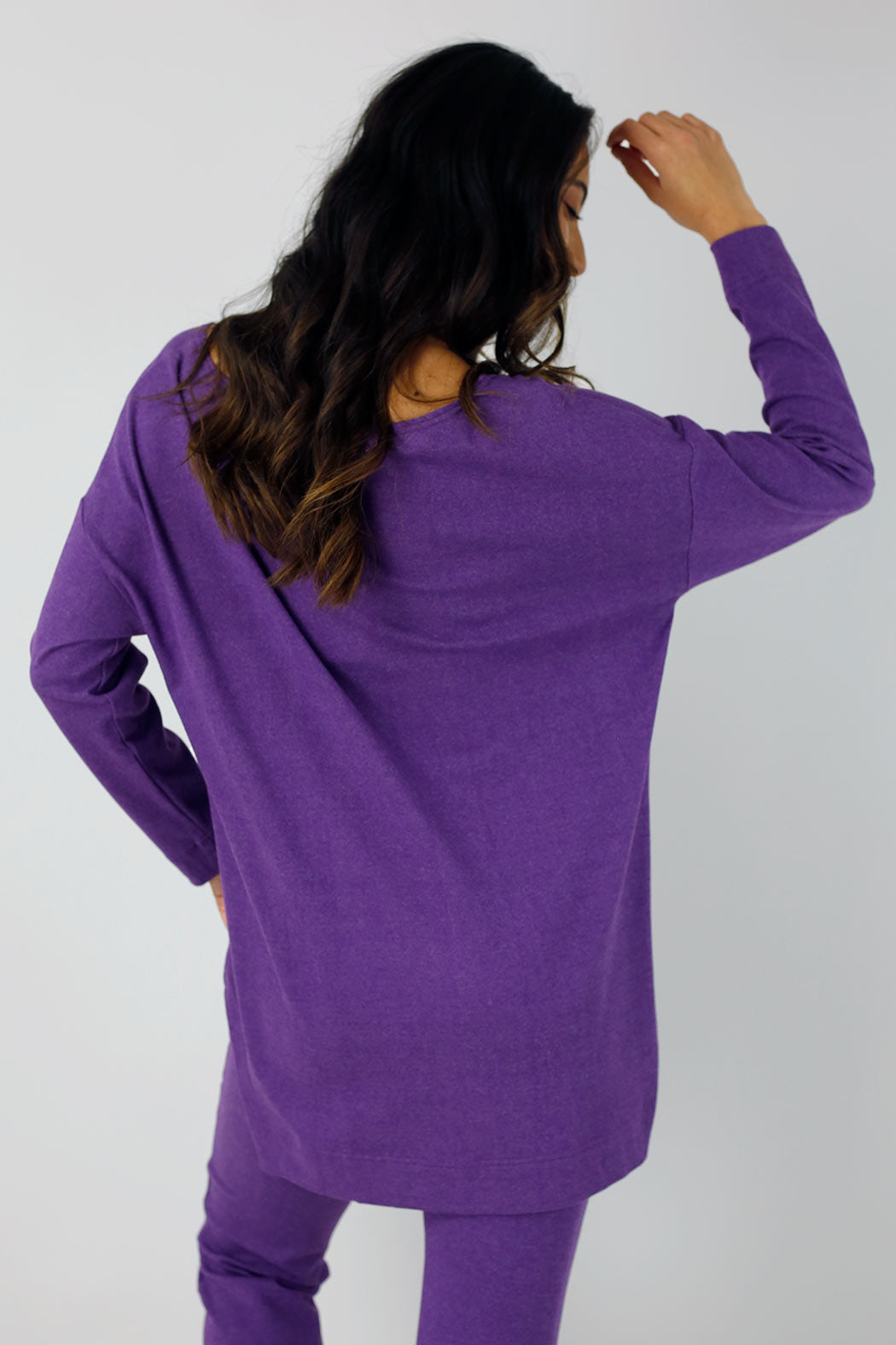 Purple Lush Slouch Jumper - FINAL SALE