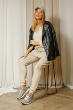 Oatmeal Cargo Lounge Pant - FINAL SALE