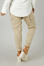 Oatmeal Cargo Lounge Pant - FINAL SALE