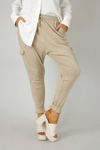 Oatmeal Cargo Lounge Pant - FINAL SALE