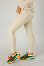 Oatmeal Rib Legging - FINAL SALE