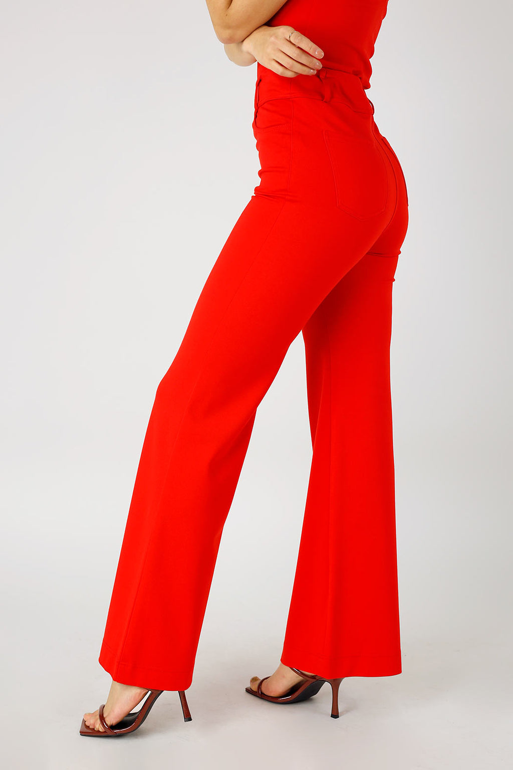 Red Wide Flare - FINAL SALE