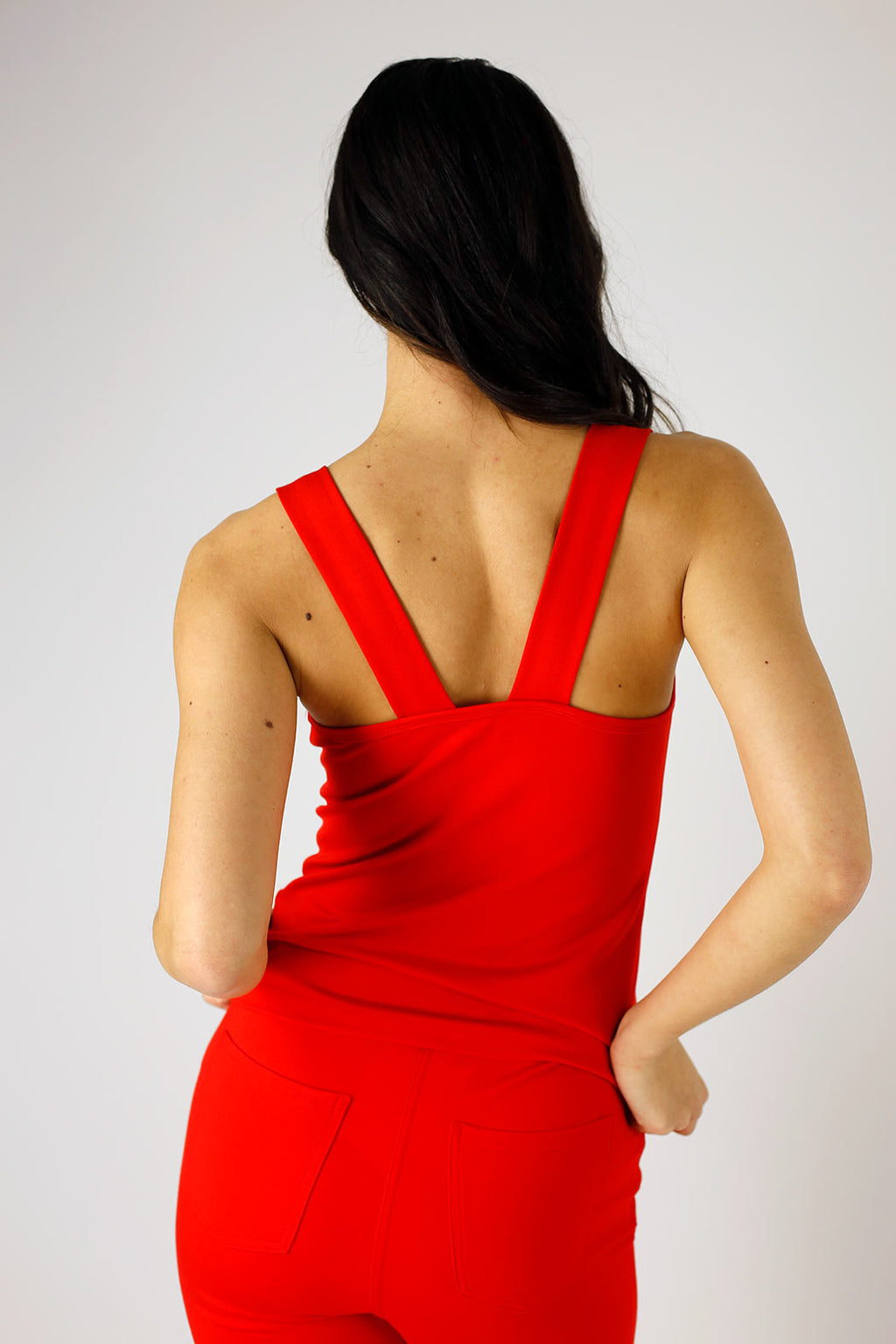 Red Ponte Bustier Cami - FINAL SALE