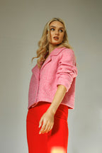 Pink Soft Crop Jacket - FINAL SALE