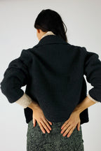 Black Soft Crop Jacket - FINAL SALE