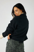 Black Soft Crop Jacket - FINAL SALE