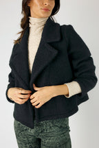 Black Soft Crop Jacket - FINAL SALE
