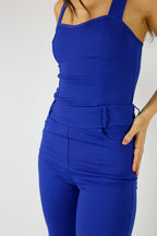 Cobalt Ponte Wide Leg Flare - SALE