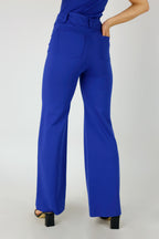 Cobalt Ponte Wide Leg Flare - SALE