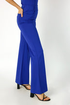 Cobalt Ponte Wide Leg Flare - SALE