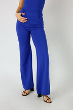 Cobalt Ponte Wide Leg Flare - SALE