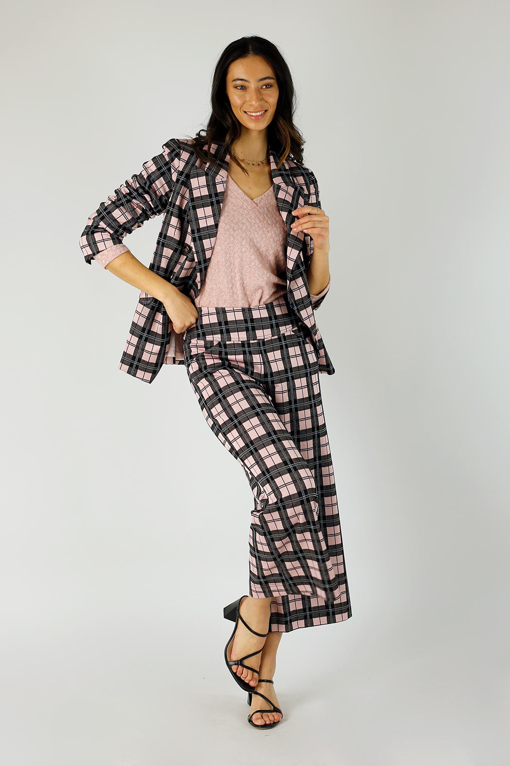 Pink Sparkle V-Neck Top - SALE