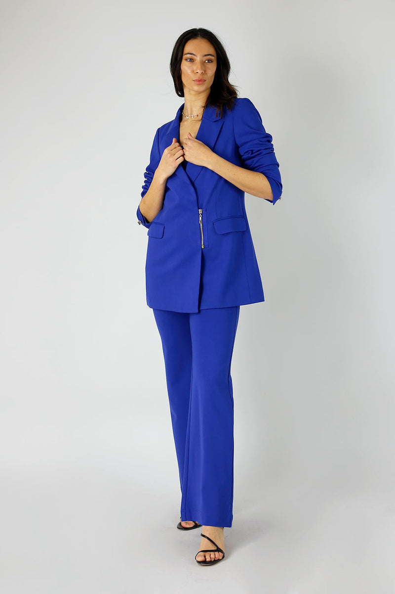 Cobalt Ponte Wide Leg Flare - SALE