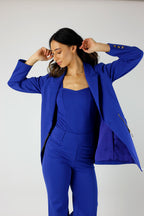 Cobalt Zippy Blazer