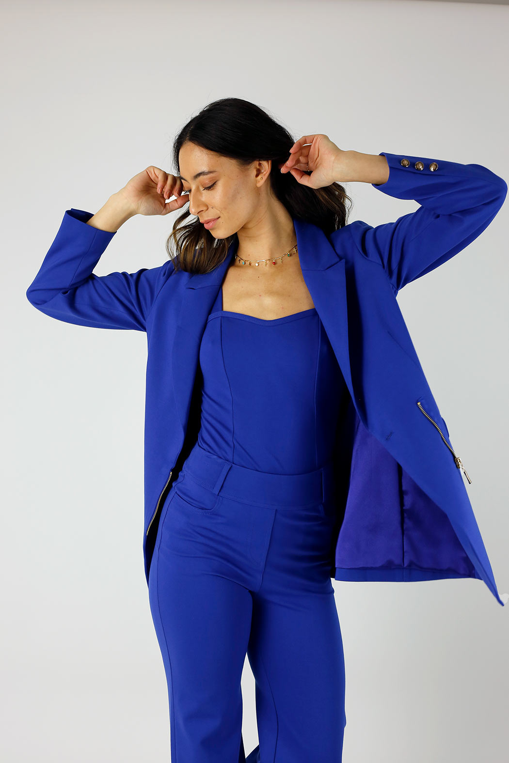 Cobalt Zippy Blazer