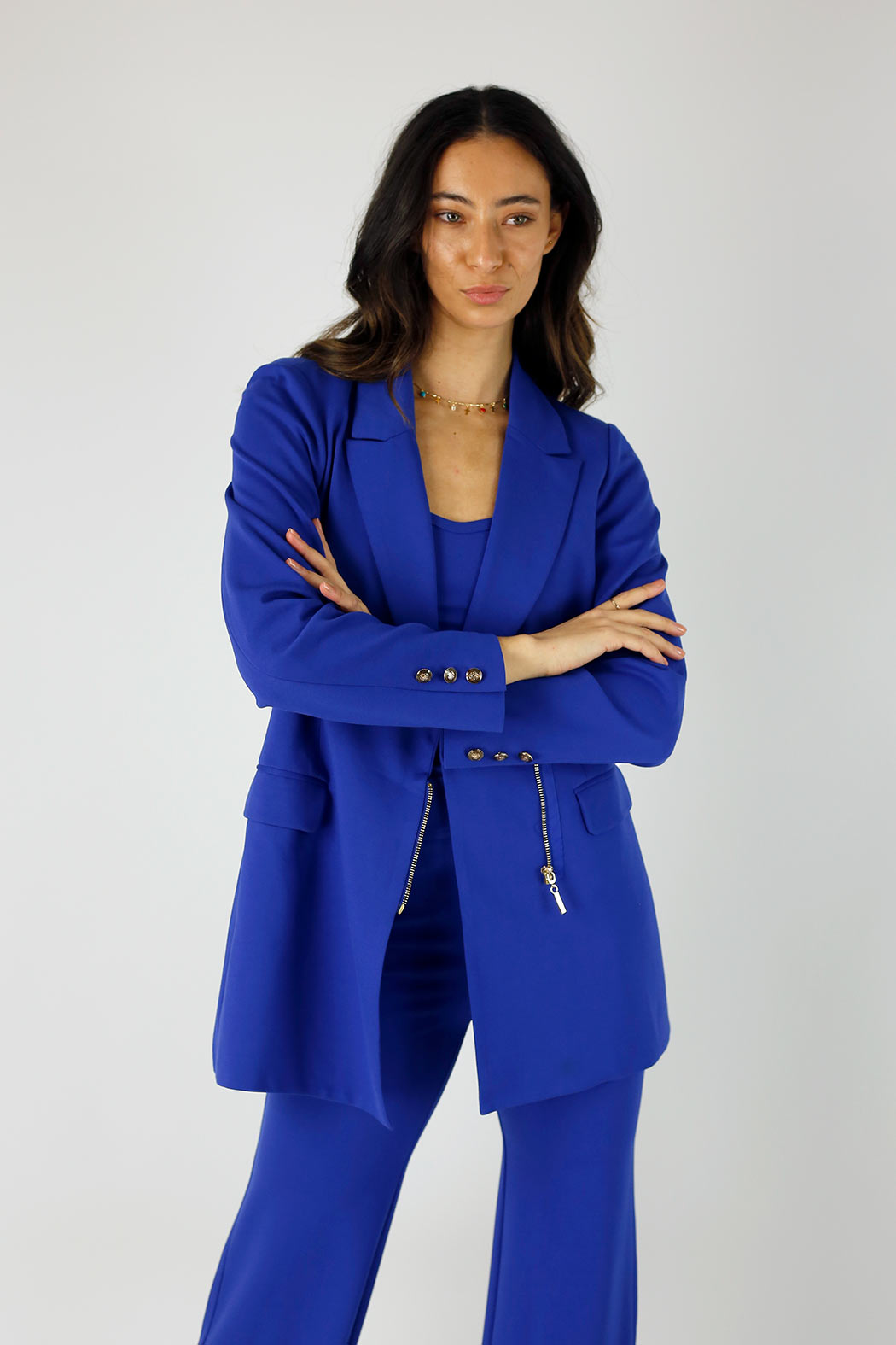 Cobalt Zippy Blazer