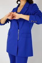 Cobalt Zippy Blazer