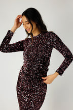 Pink Sequin Crew Top - FINAL SALE