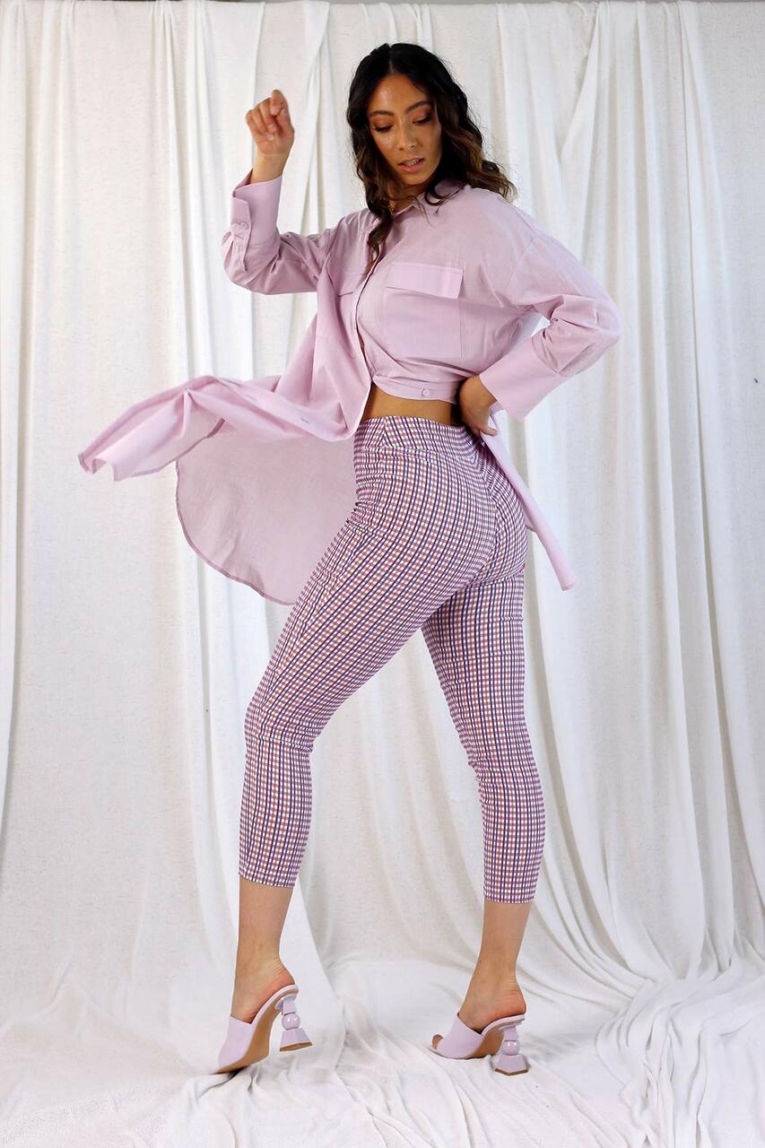 Pink Crop Benny Pant - SALE