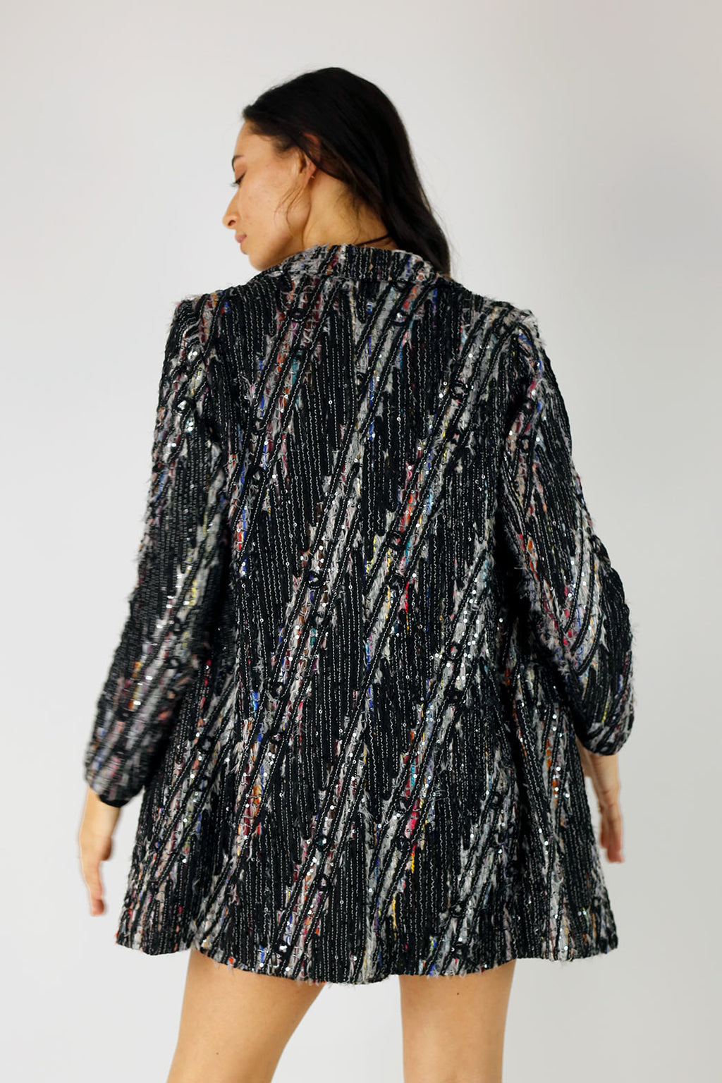 Black Applique Blazer