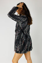 Black Applique Blazer