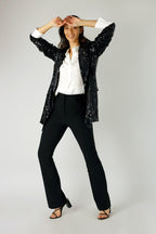 Black Classic Bengaline Flare - FINAL SALE