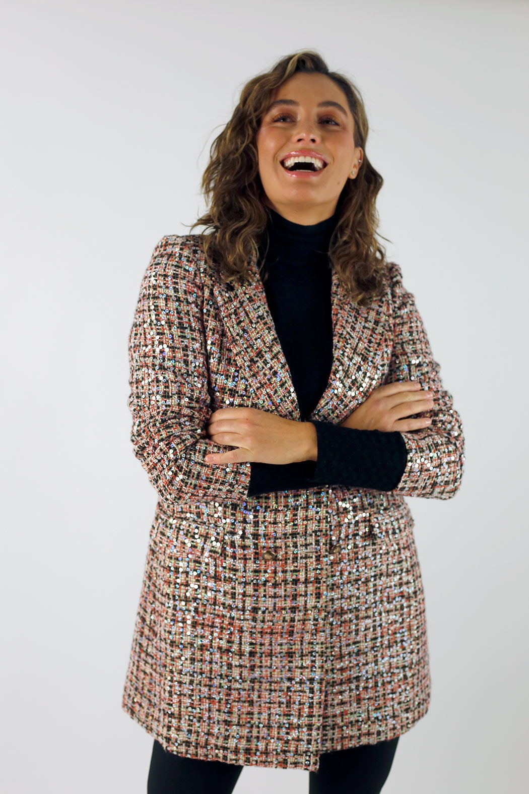 Red Applique Blazer - FINAL SALE