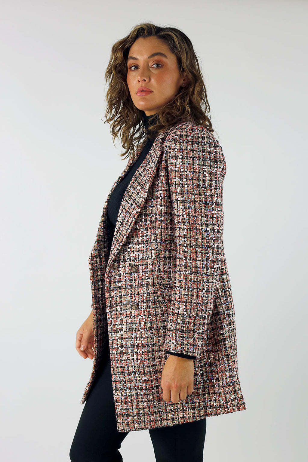 Red Applique Blazer - FINAL SALE
