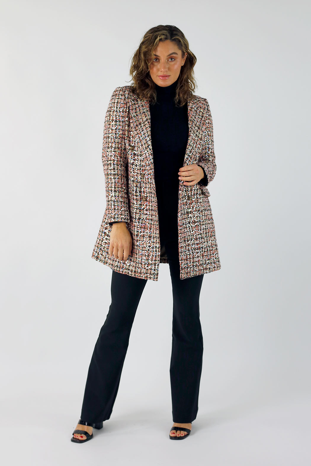 Red Applique Blazer - FINAL SALE