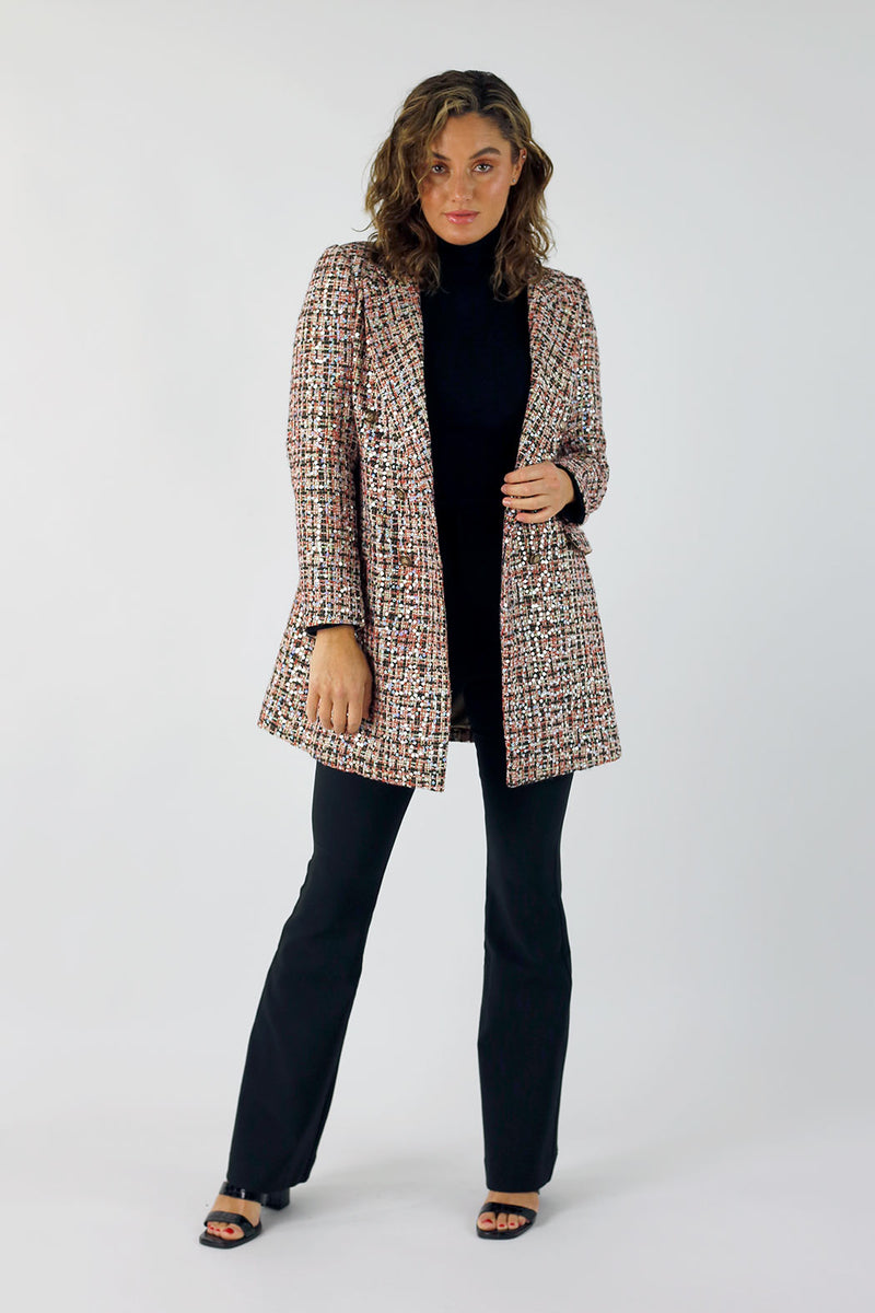 Red Applique Blazer - FINAL SALE