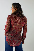 Red Animal Print Jane Shirt